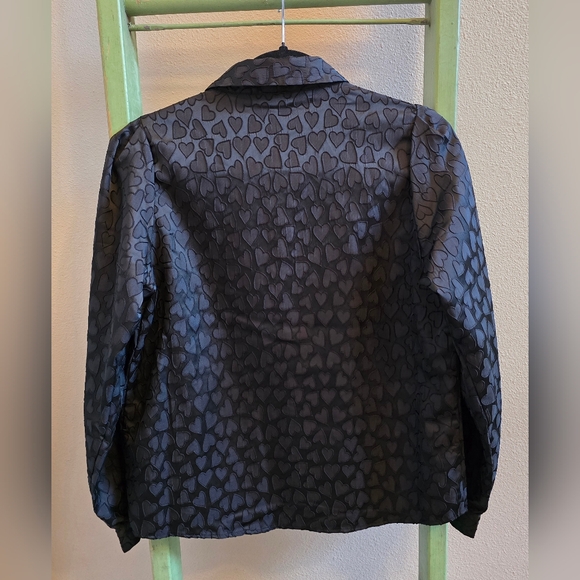 Vero Moda Vigo Heart Pattern Blouse, Sz M - Picture 4 of 8
